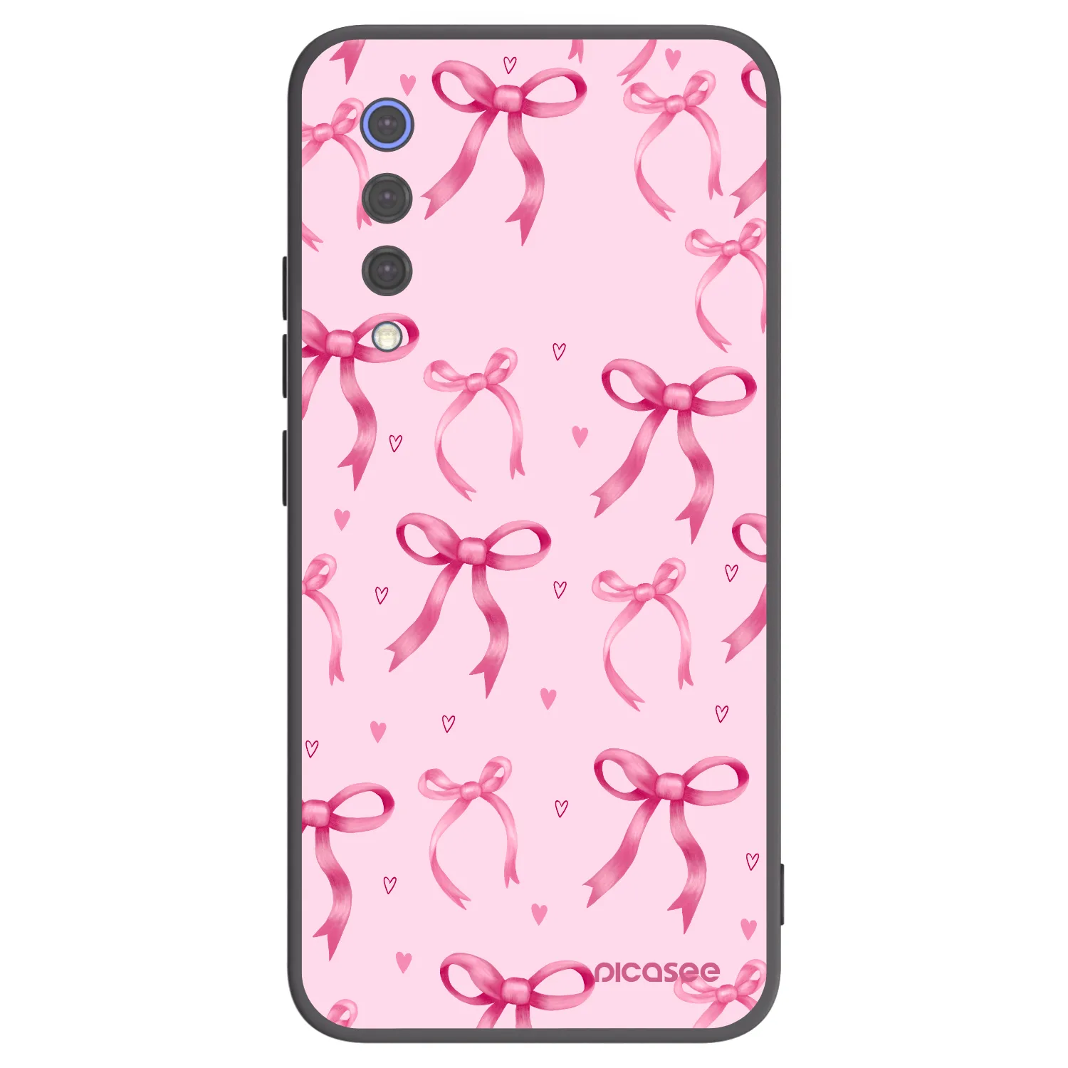 Picasee husă neagră din silicon pentru Xiaomi Mi 9 SE - Bow Aesthetic