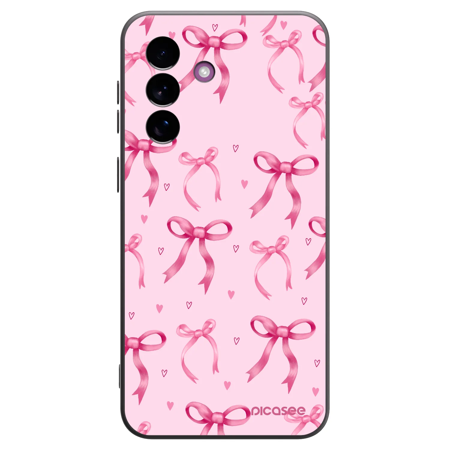 Picasee husă neagră din silicon pentru Samsung Galaxy A37 - Bow Aesthetic
