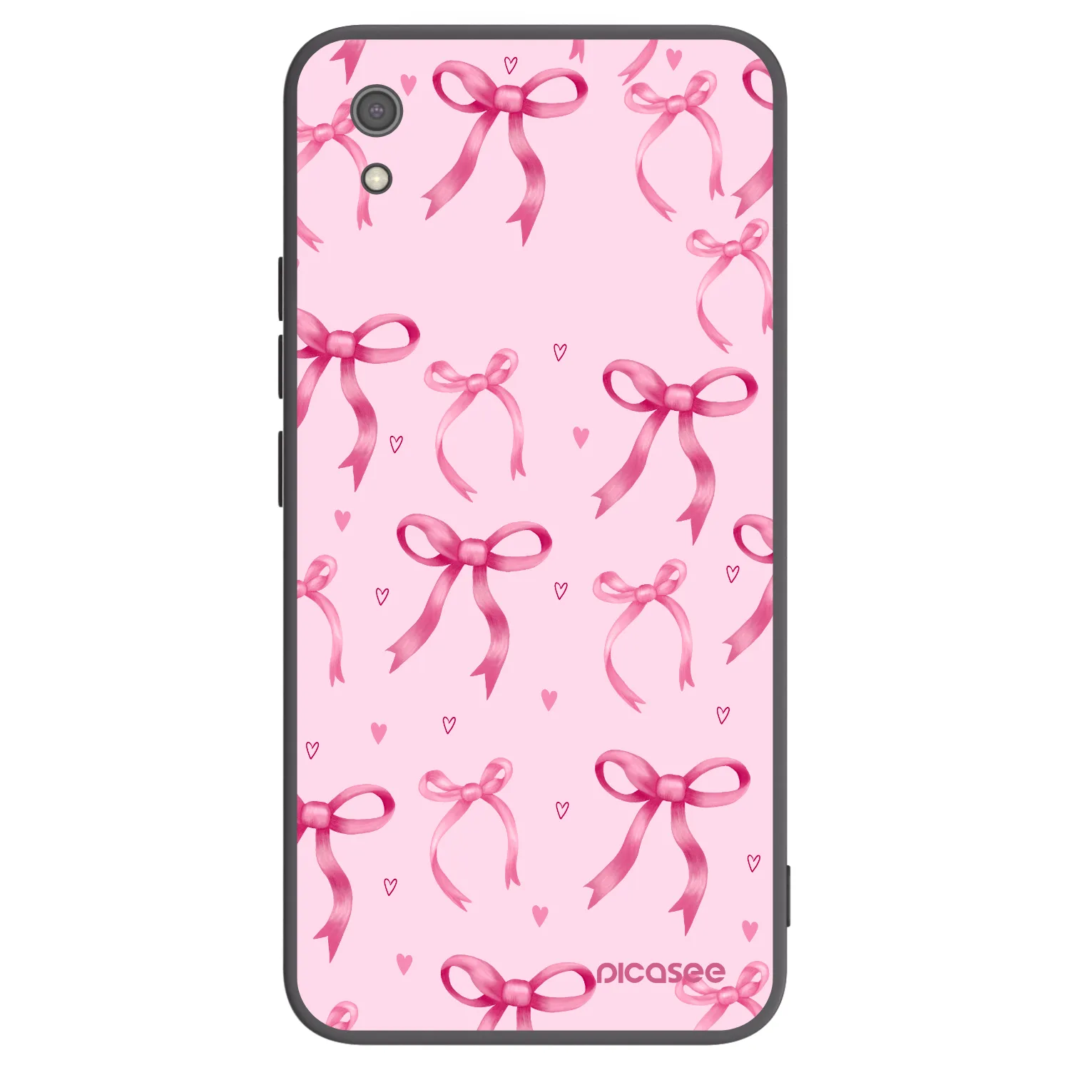 Picasee husă neagră din silicon pentru Xiaomi Redmi 7A - Bow Aesthetic