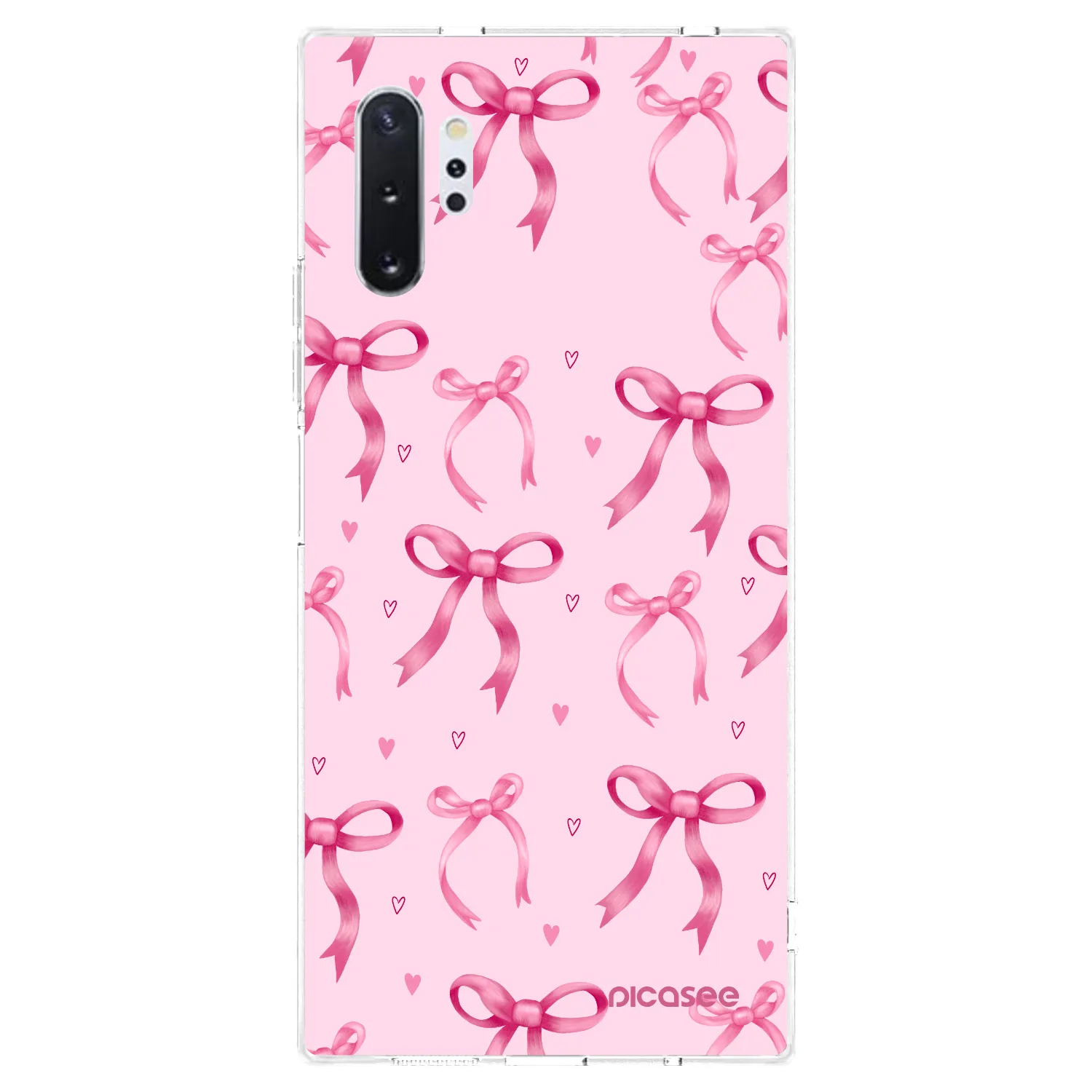 Picasee husă transparentă din silicon pentru Samsung Galaxy Note 10+ N975F - Bow Aesthetic