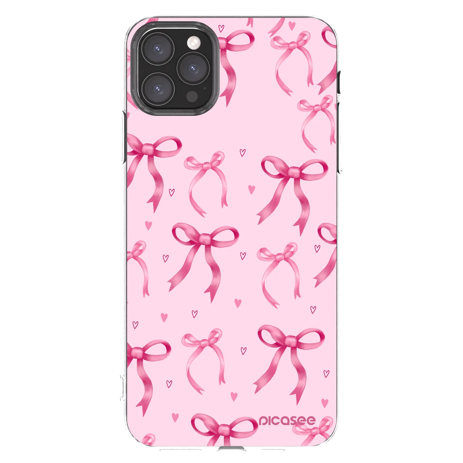 Picasee husă transparentă din silicon pentru Apple iPhone 11 Pro Max - Bow Aesthetic