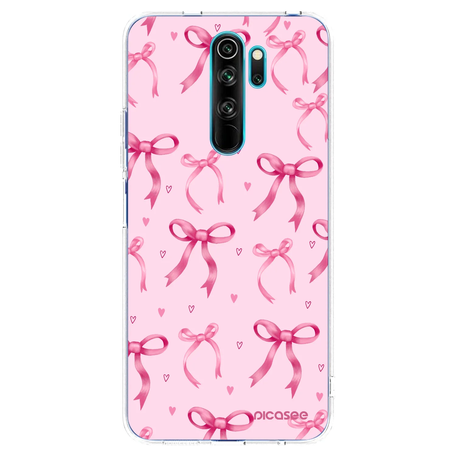 Picasee husă transparentă din silicon pentru Xiaomi Redmi Note 8 Pro - Bow Aesthetic