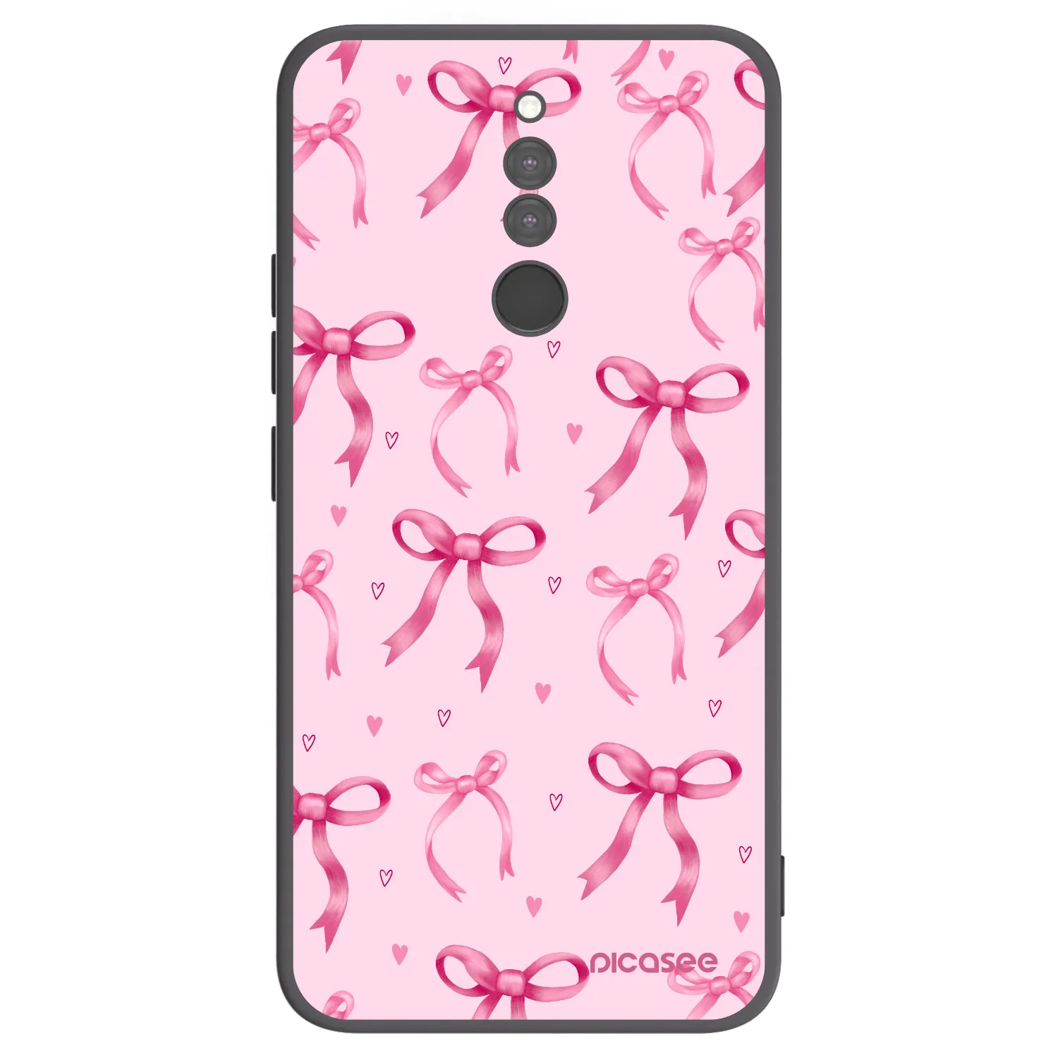 Picasee husă neagră din silicon pentru Xiaomi Redmi 8 - Bow Aesthetic