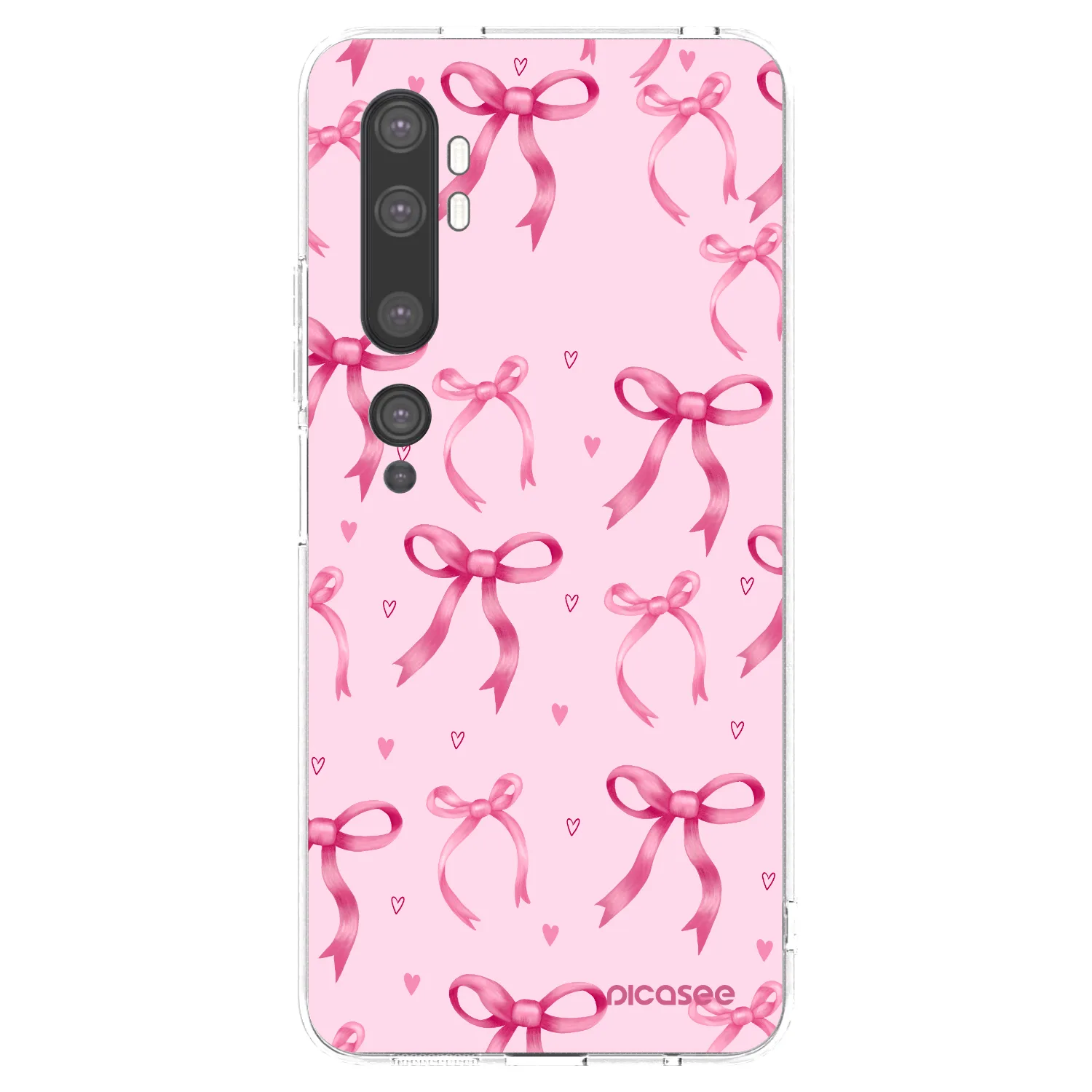 Picasee husă transparentă din silicon pentru Xiaomi Mi Note 10 (Pro) - Bow Aesthetic