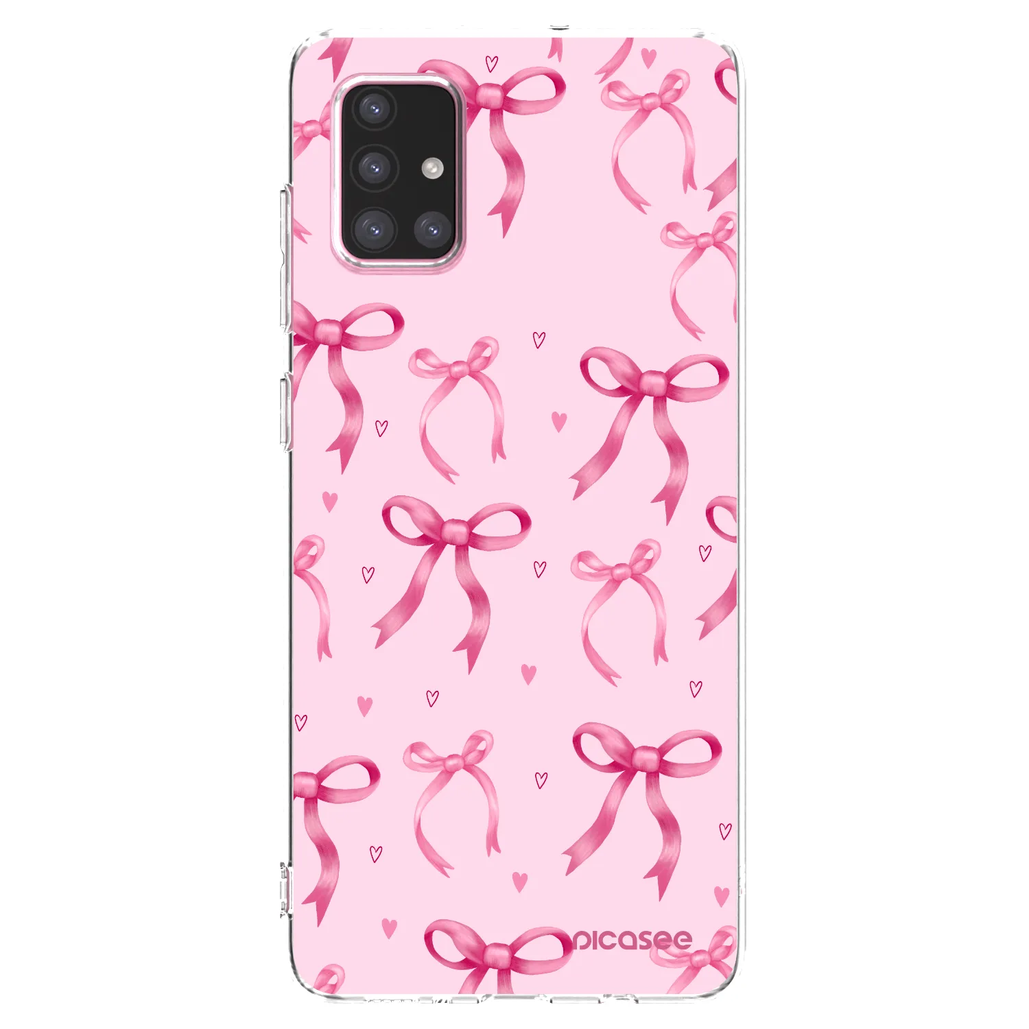 Picasee husă transparentă din silicon pentru Samsung Galaxy A71 A715F - Bow Aesthetic