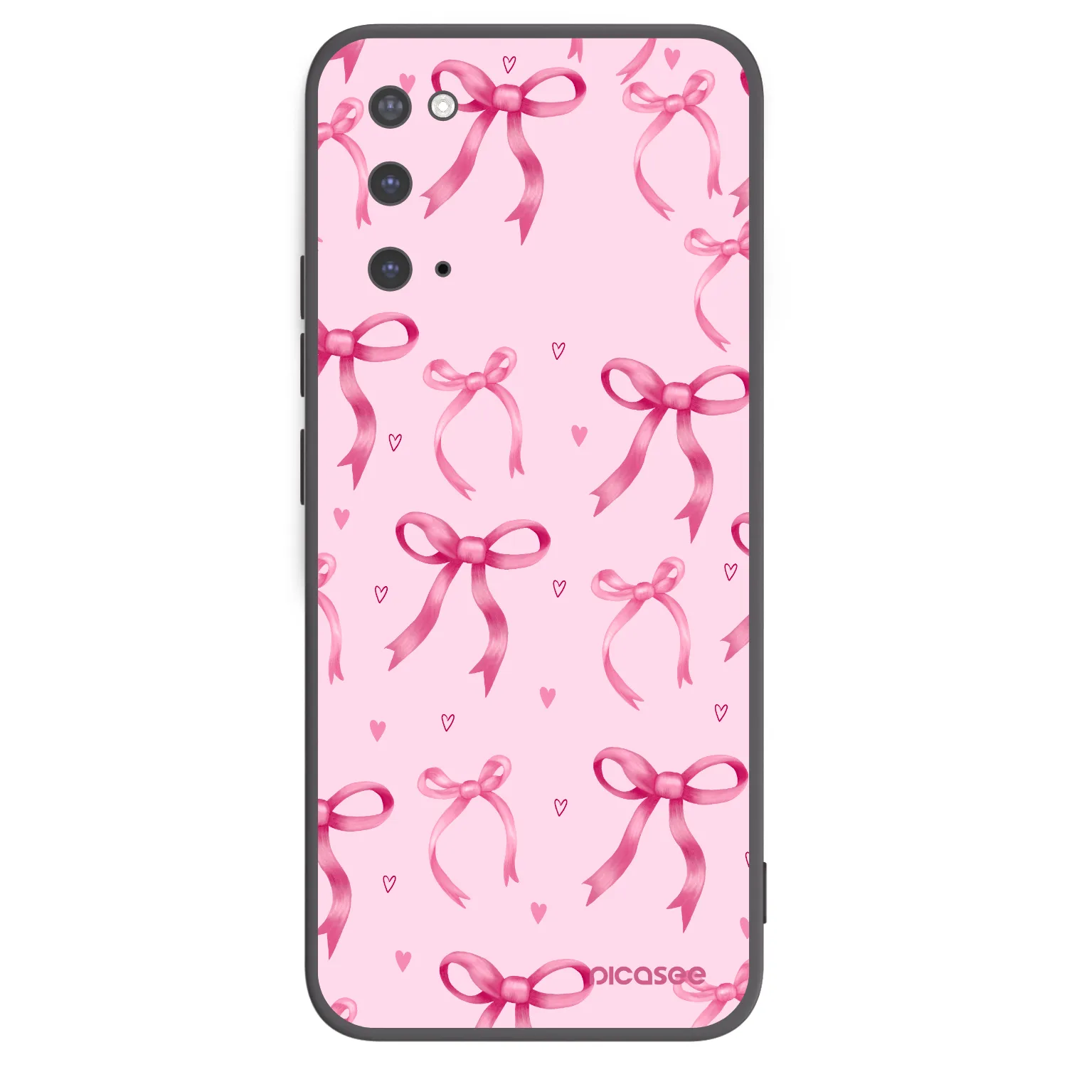 Picasee husă neagră din silicon pentru Samsung Galaxy S20 G980F - Bow Aesthetic