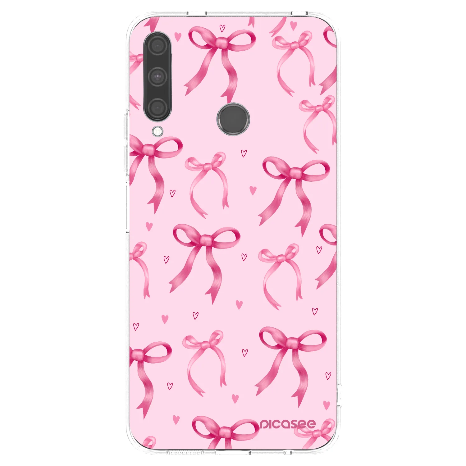 Picasee husă transparentă din silicon pentru Huawei P40 Lite E - Bow Aesthetic