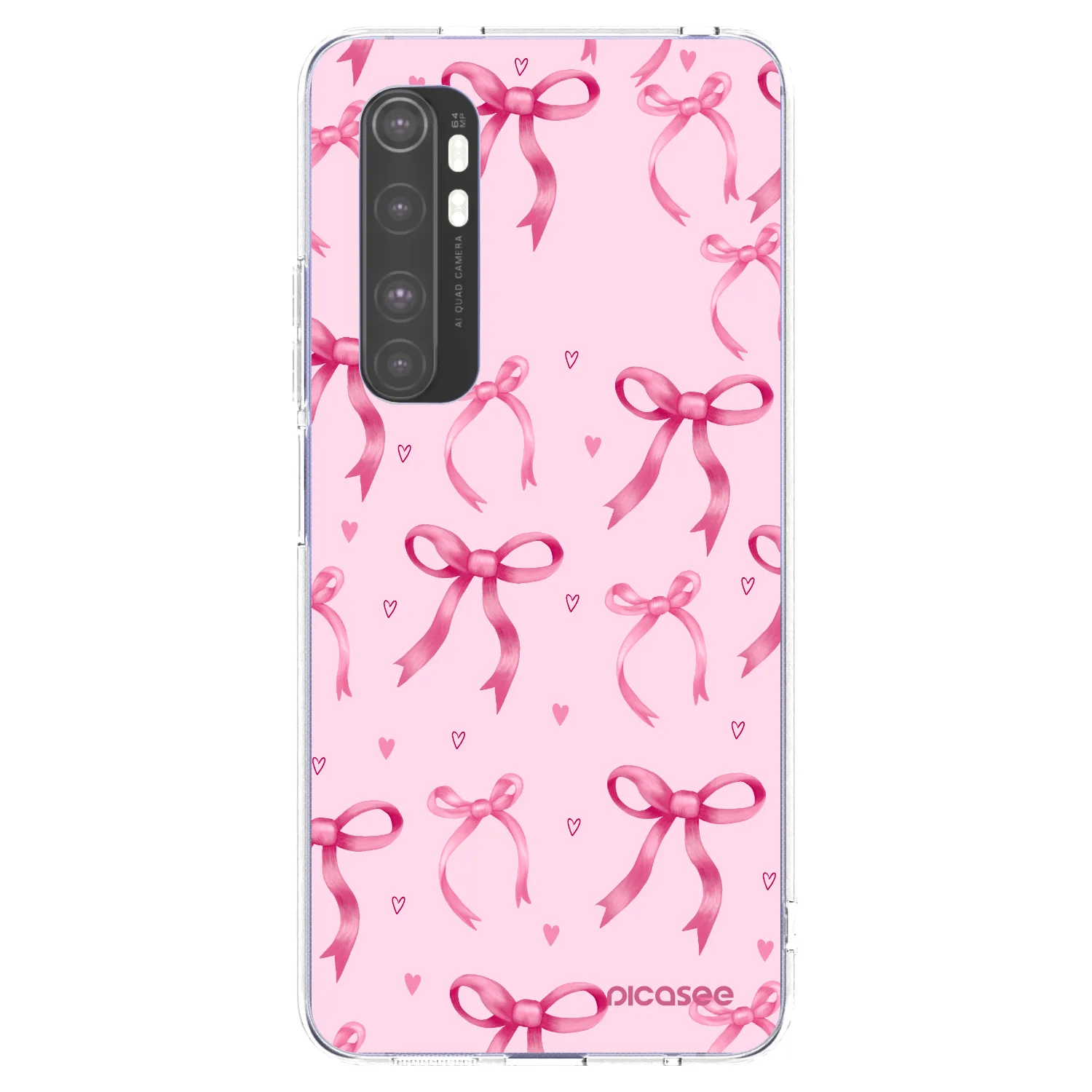 Picasee husă transparentă din silicon pentru Xiaomi Mi Note 10 Lite - Bow Aesthetic