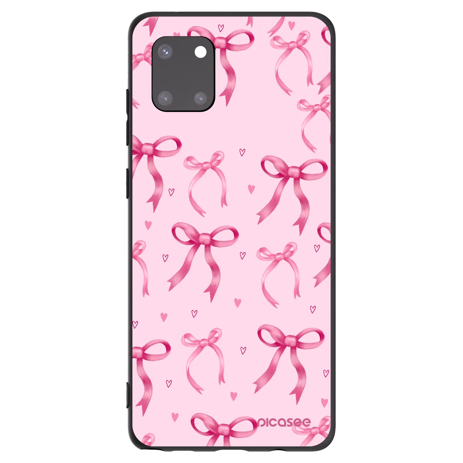 Picasee husă neagră din silicon pentru Samsung Galaxy Note 10 Lite N770F - Bow Aesthetic