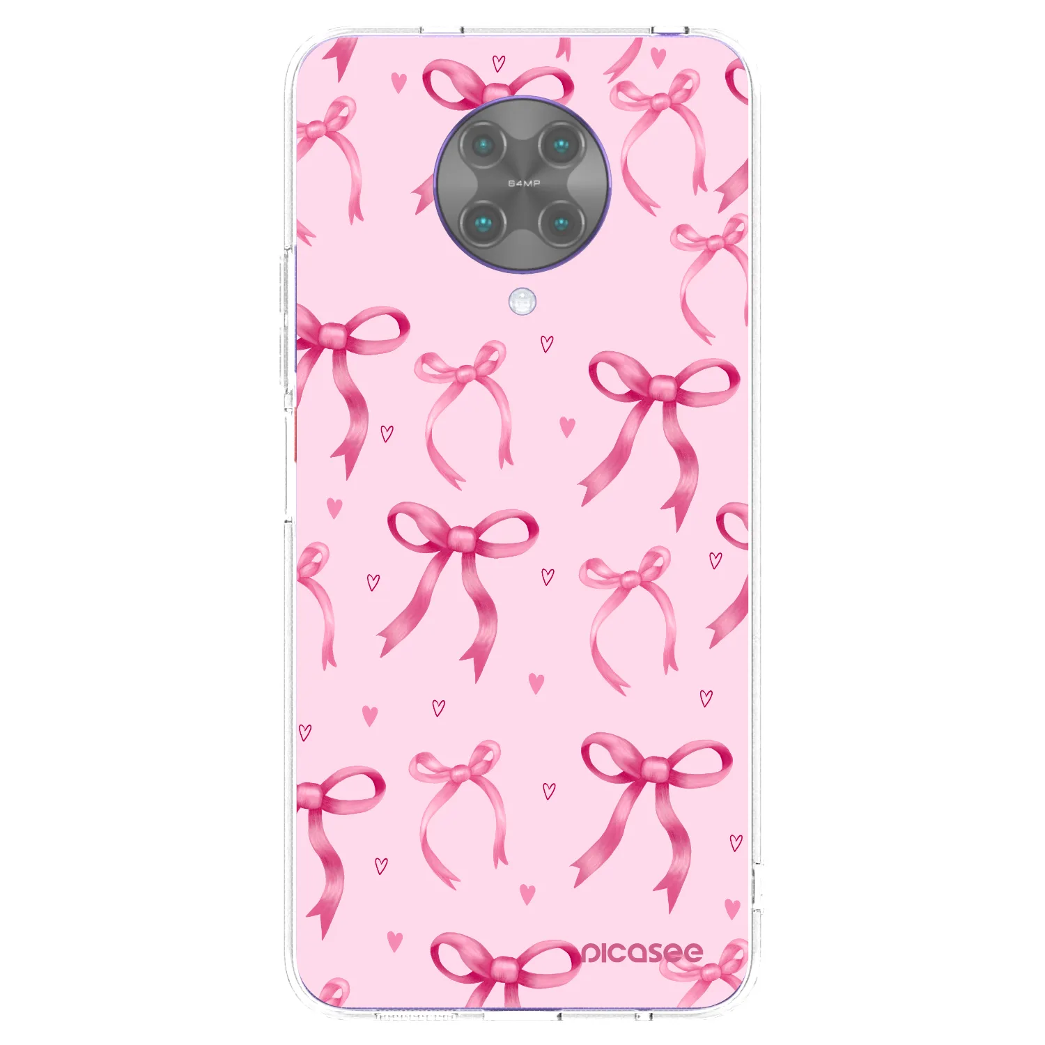 Picasee husă transparentă din silicon pentru Xiaomi Poco F2 Pro - Bow Aesthetic