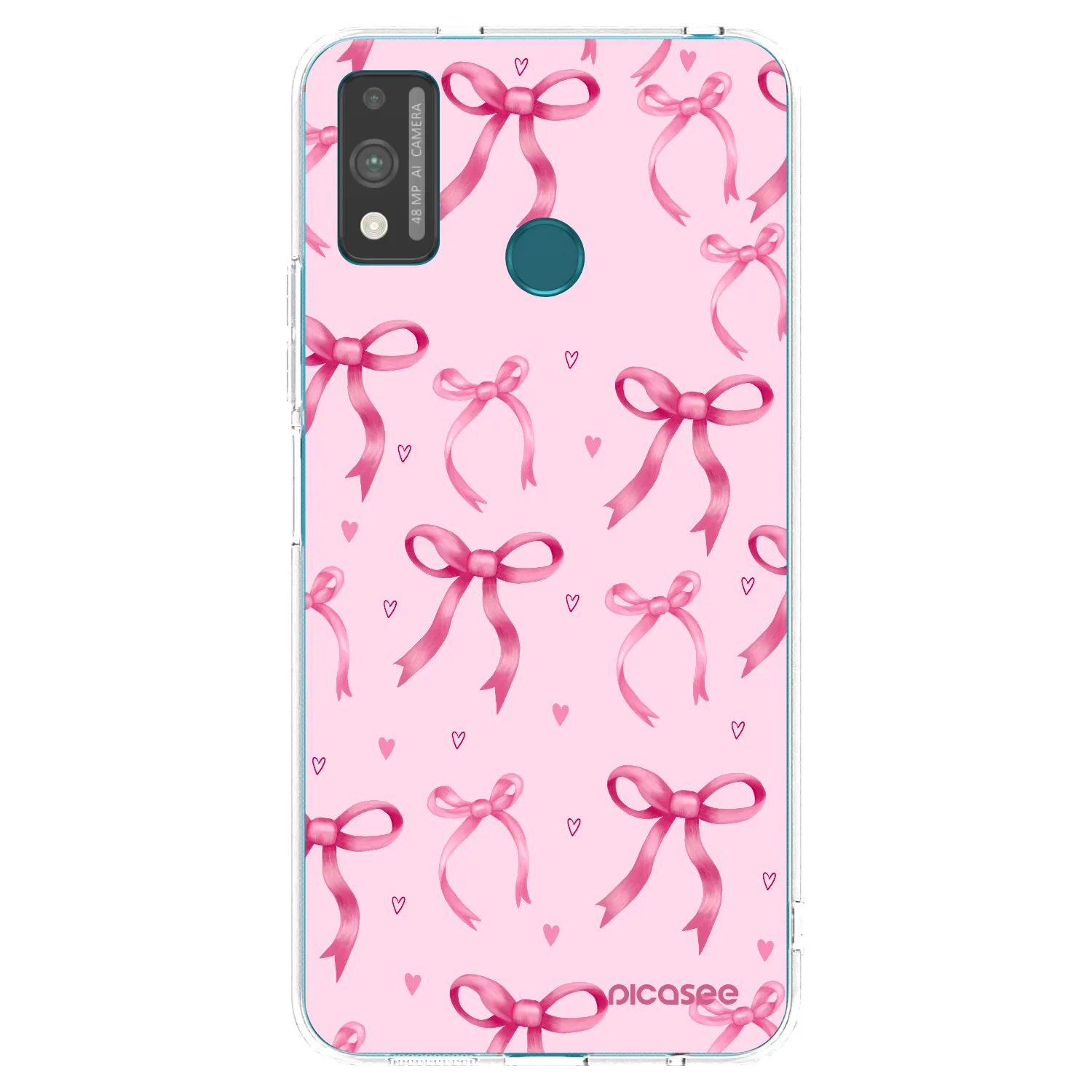 Picasee husă transparentă din silicon pentru Honor 9X Lite - Bow Aesthetic