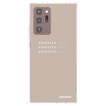 Picasee husă transparentă din silicon pentru Samsung Galaxy Note 20 Ultra - Positive Vibes