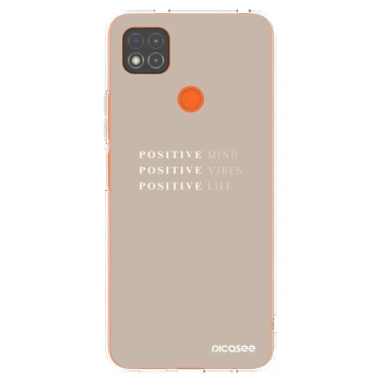 Picasee husă transparentă din silicon pentru Xiaomi Redmi 9C - Positive Vibes