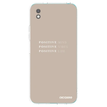 Picasee husă neagră din silicon pentru Xiaomi Redmi 9A - Positive Vibes