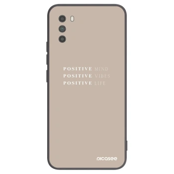Picasee husă neagră din silicon pentru Xiaomi Poco M3 - Positive Vibes