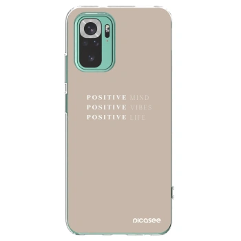 Picasee husă transparentă din silicon pentru Xiaomi Redmi Note 10 Pro - Positive Vibes