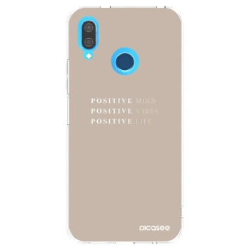 Picasee husă transparentă din silicon pentru Huawei P20 Lite - Positive Vibes