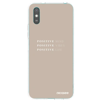 Picasee husă transparentă din silicon pentru Xiaomi Redmi 9AT - Positive Vibes