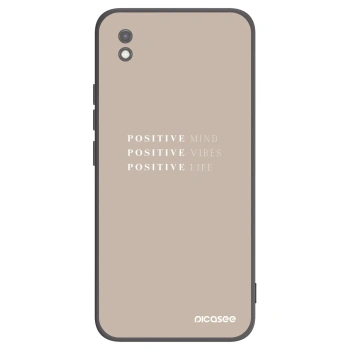 Picasee husă neagră din silicon pentru Xiaomi Redmi 9AT - Positive Vibes