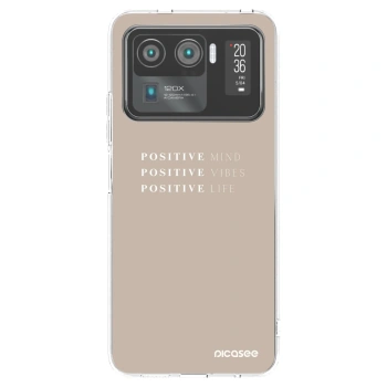 Picasee husă transparentă din silicon pentru Xiaomi Mi 11 Ultra - Positive Vibes