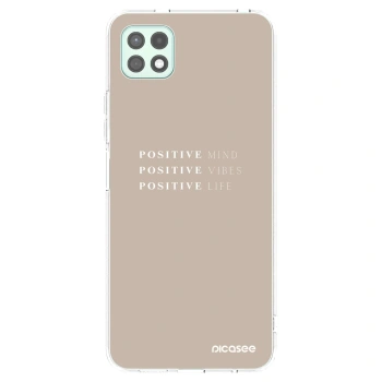 Picasee husă transparentă din silicon pentru Samsung Galaxy A22 A226B 5G - Positive Vibes