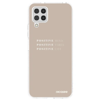 Picasee husă transparentă din silicon pentru Samsung Galaxy A22 A225F 4G - Positive Vibes