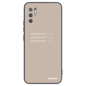 Picasee husă neagră din silicon pentru Xiaomi Poco M3 Pro 5G - Positive Vibes