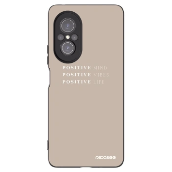 Picasee husă neagră din silicon pentru Huawei Nova 9 SE - Positive Vibes