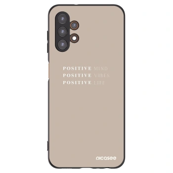 Picasee husă neagră din silicon pentru Samsung Galaxy A13 4G A135 - Positive Vibes