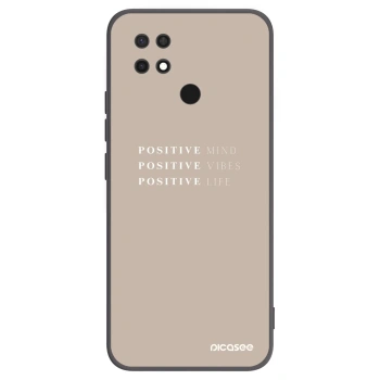 Picasee husă neagră din silicon pentru Xiaomi Redmi 10C - Positive Vibes