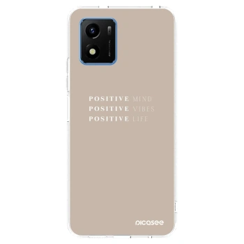 Picasee husă transparentă din silicon pentru Vivo Y01 - Positive Vibes
