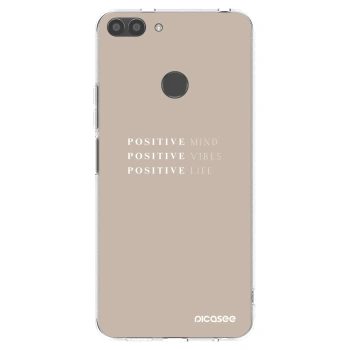 Picasee husă transparentă din silicon pentru Huawei P Smart - Positive Vibes