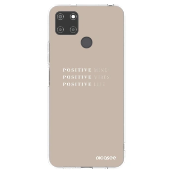 Picasee husă transparentă din silicon pentru Realme C21Y - Positive Vibes