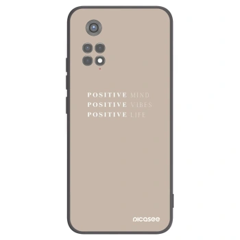 Picasee husă neagră din silicon pentru Xiaomi Redmi Note 11S 5G - Positive Vibes