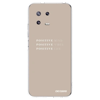 Picasee husă transparentă din silicon pentru Xiaomi 13 Pro - Positive Vibes