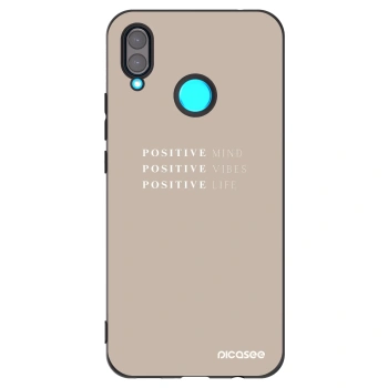 Picasee husă neagră din silicon pentru Huawei Nova 3 - Positive Vibes