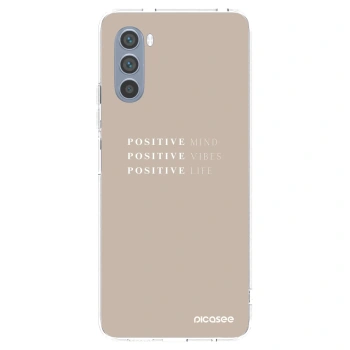 Picasee husă transparentă din silicon pentru Motorola Moto G62 - Positive Vibes