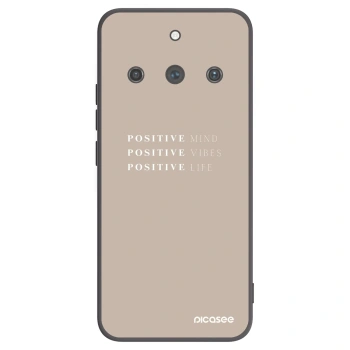 Picasee husă neagră din silicon pentru Realme 11 Pro+ - Positive Vibes
