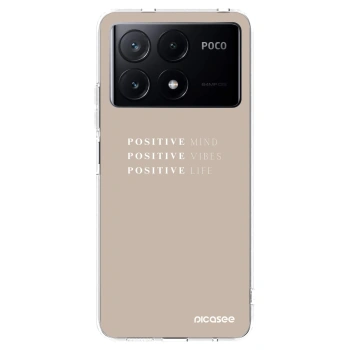 Picasee husă transparentă din silicon pentru Xiaomi Poco X6 Pro - Positive Vibes