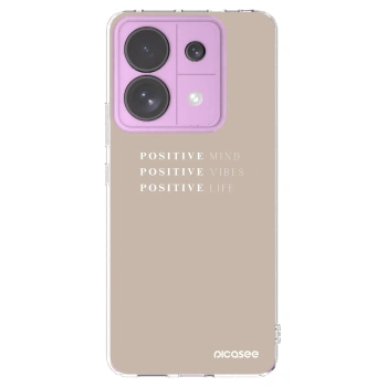 Picasee husă transparentă din silicon pentru Xiaomi Redmi Note 13 Pro 5G - Positive Vibes