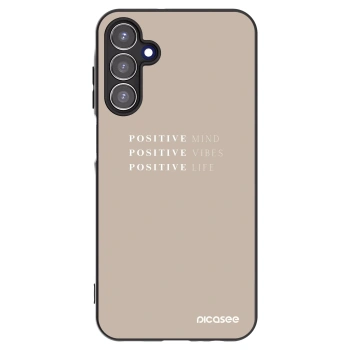 Picasee husă neagră din silicon pentru Samsung Galaxy A15 A156B 5G - Positive Vibes