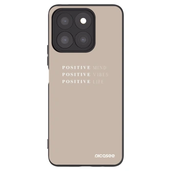 Picasee husă neagră din silicon pentru Honor X8b - Positive Vibes