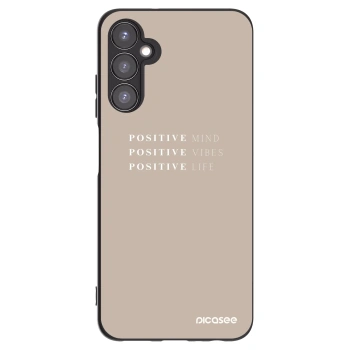 Picasee husă neagră din silicon pentru Samsung Galaxy A05s A057G - Positive Vibes