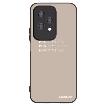 Picasee husă neagră din silicon pentru Honor 200 Lite - Positive Vibes