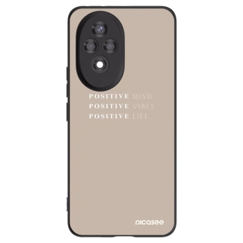 Picasee husă neagră din silicon pentru Honor 200 Pro 5G - Positive Vibes