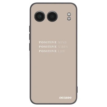 Picasee husă neagră din silicon pentru OnePlus Nord 4 - Positive Vibes