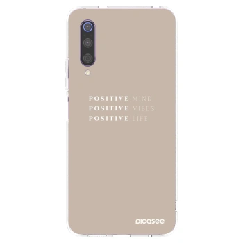 Picasee husă transparentă din silicon pentru Xiaomi Mi 9 - Positive Vibes