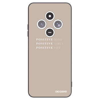 Picasee husă neagră din silicon pentru Xiaomi Redmi 14C - Positive Vibes