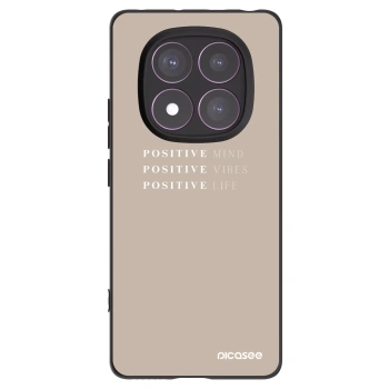 Picasee husă neagră din silicon pentru Xiaomi Redmi Note 14 Pro 4G - Positive Vibes