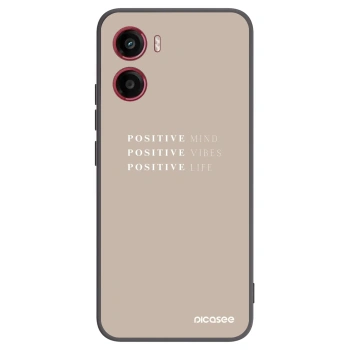 Picasee husă neagră din silicon pentru Motorola Moto G05 - Positive Vibes